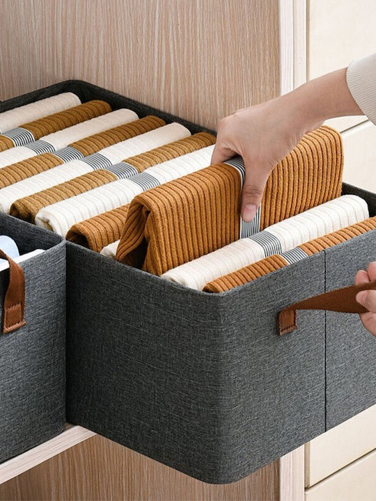 Alista Home Coș De Depozitare Din Țesătură Gri 47x28x20cm