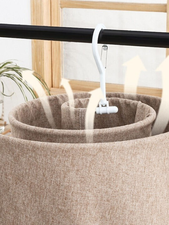 Alista Home Uscătoare Rufe Pandantiv Inox Albă cu Lungimea Suportului de Uscare a Hainelor 2m