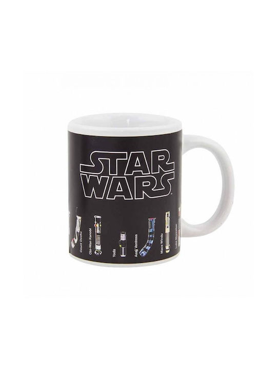 Star Wars Lightsaber Промяна На Топлината Чаша Керамична Кафява 350ml