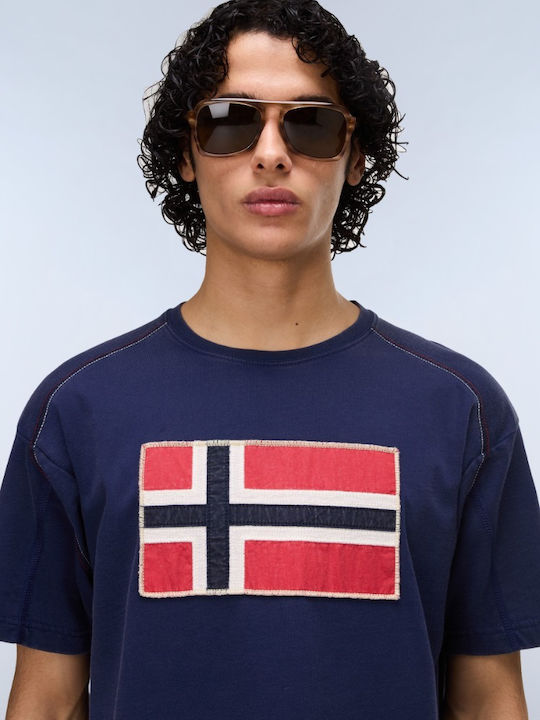 T-shirt Σκούρο Μπλε
