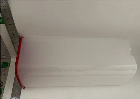 Alista Home Хлябохранилище с Капак Пластмасова Червена 34x13x13cm