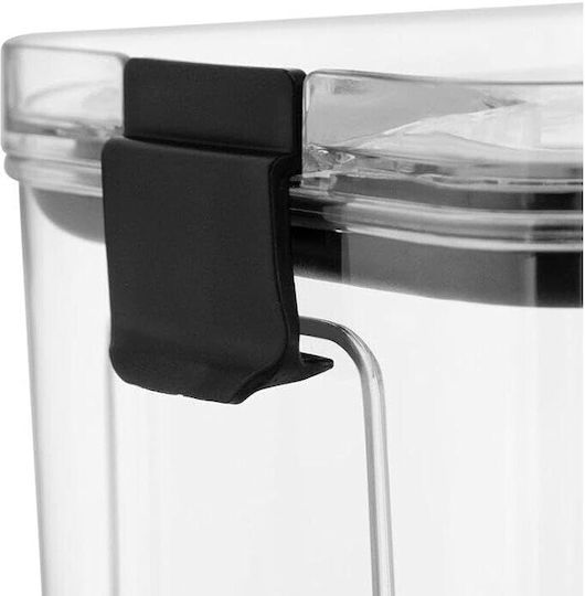 Alista Home Set of 4 Pasta / Cereal Jars with Plastic Transparent Lid 350ml 4 Pieces