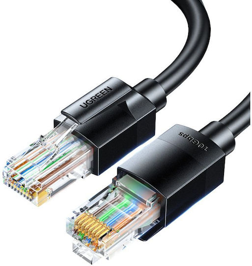 Ugreen U/UTP Cat.6a (Gigabit) Cablu de Rețea Ethernet 15m Negru