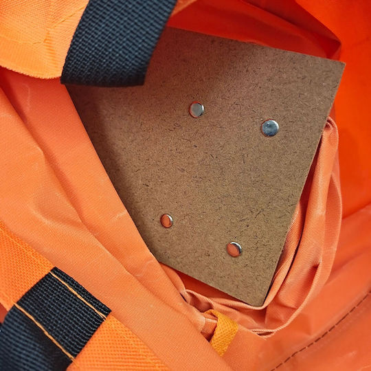 Kunststoff Einkaufswagen Klappbar Orangen 39x46x12cm