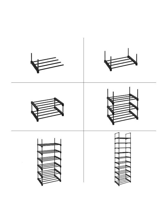Organizator Pantofi din Plastic 45x30x174cm