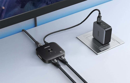 8k 60hz Ultra Hd 2in1 Hdmi Switch Black