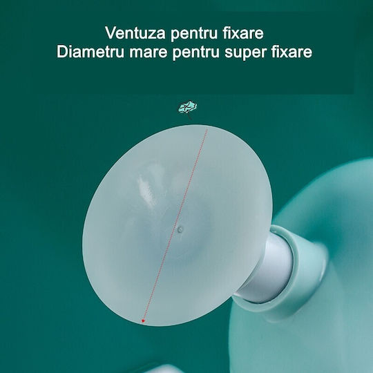 Alista Home Tavă De Săpun Din Plastic Cu Ventuză Albastră
