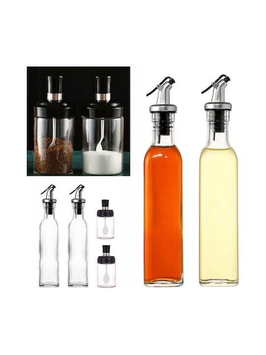 Alista Home Set Dozatoare Pentru Ulei Și Oțet Din Oțel Inoxidabil Cu Flux 500ml