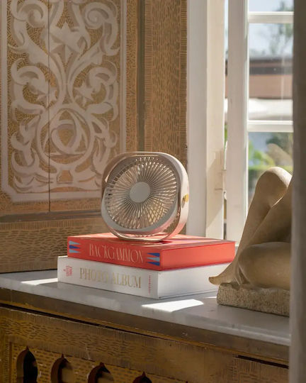 Table Fan Fantastic Wood Beige