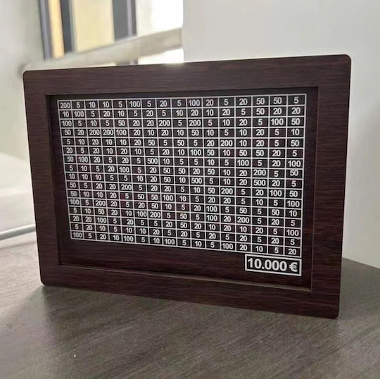 Retro Japonez Cutie de Bani cu Contor Cutie de Bani din Lemn pentru Copii Buget 10000 Maro Szn250