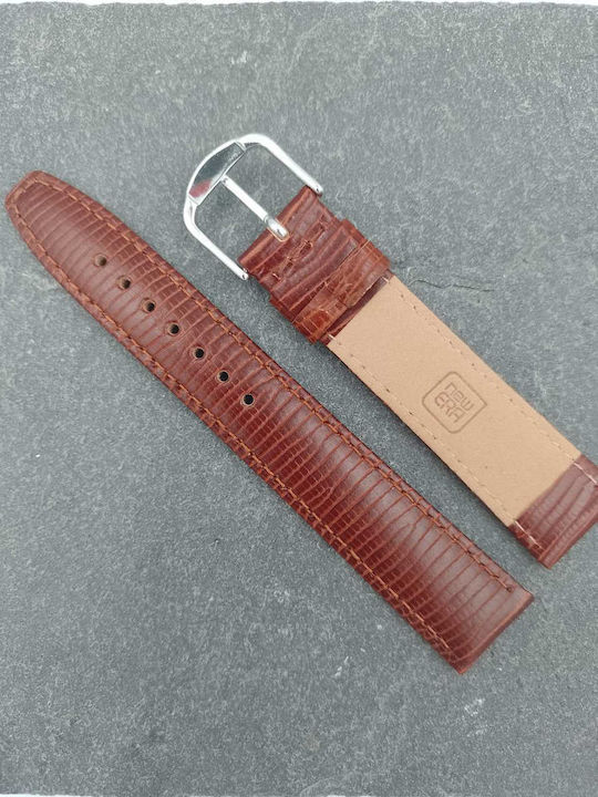 New Era Lederriemen Tabac Braun
