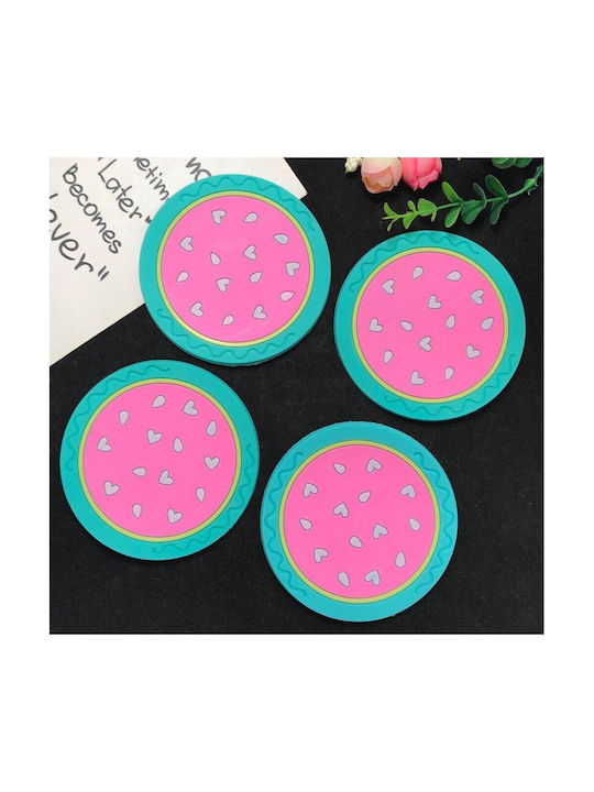 Alista Home Σουβέρ Γυάλινο Πράσινο 10x10cm Alista Home Σουβέρ Γυάλινο Πράσινο 10x10cm
