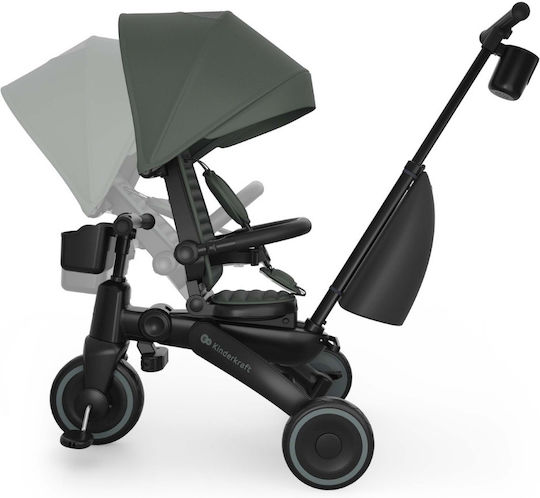 Kinderkraft Jazz 3 Wandelbar mit Elterngriff 5 in 1 für 9 Monate Grünes