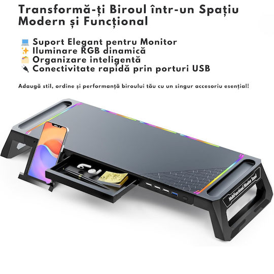 Newstar Desktop Monitor Stand 4 USB Ports