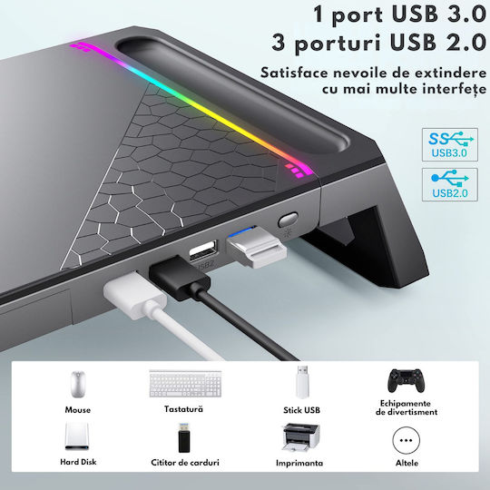 Newstar Desktop Monitor Stand 4 USB Ports