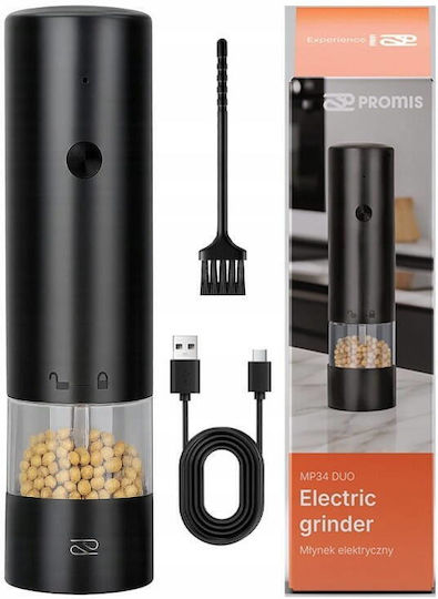 Promis Manual Pepper Mill Ceramic in Black Color
