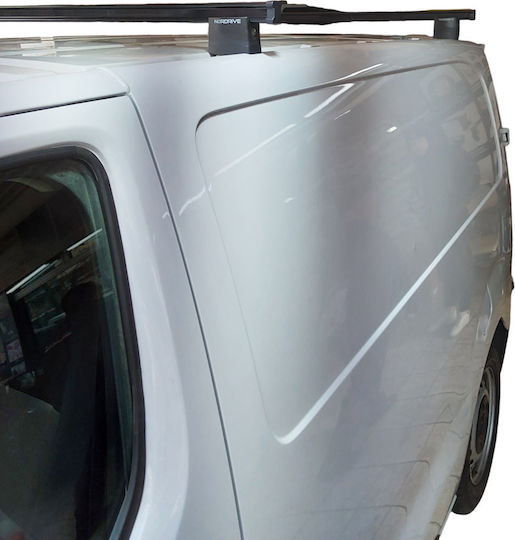 Nordrive Metallic Car Roof Bars for Fiat Scudo 2022+ Set with Roof Rack Legs MP.FSCUDO.04
