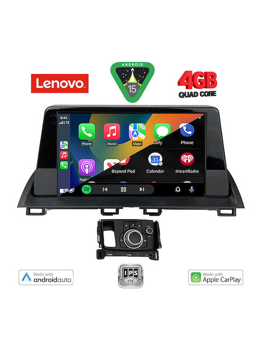 Lenovo Car Audio System for Mazda CX-4 2014 with Touch Screen 9" Bluetooth USB Wi-Fi GPS Apple CarPlay Android Auto