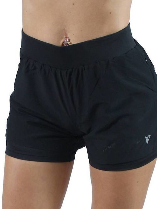 Pantaloni Scurți Sport pentru Femei Negri