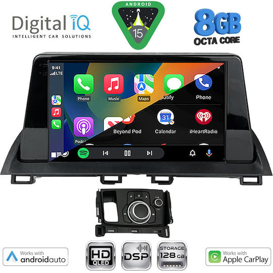 Digital IQ Ηχοσύστημα Αυτοκινήτου για Mazda CX-4 2014 (Bluetooth/USB/WiFi/GPS/Apple-Carplay/Android-Auto) με Οθόνη Αφής 9"