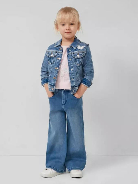 Kids Denim Coat Blue