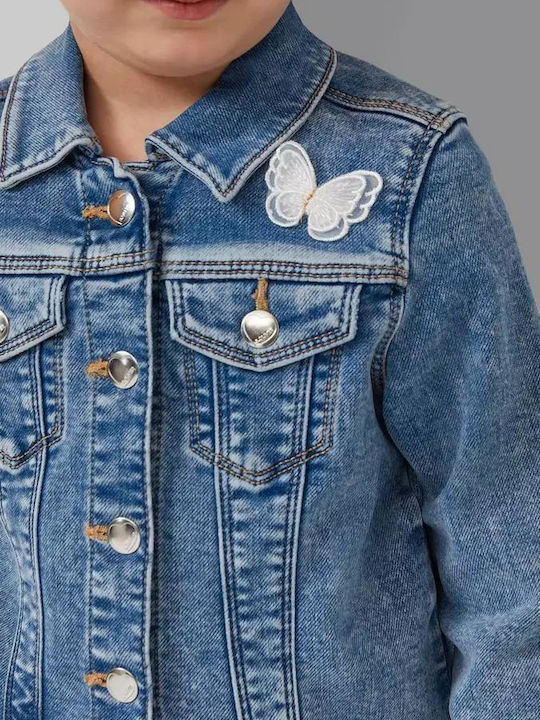 Kids Denim Coat Blue