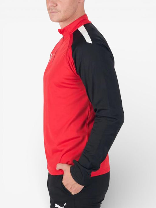 Liga Bluza Sport Mânecă Lungă Roșu/Negru