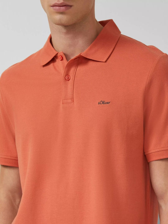 Herrenblusen Polo T-Shirt Orange