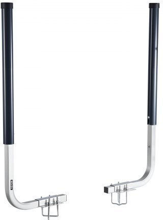 Boat Trailer Guides Vevor Guides Height 1016 Mm/1219 Mm 2 Pieces High Hardness Steel Adjustable Guides Pvc Tubes Ski Boats Compact Fishing Boats Small Sailboats
