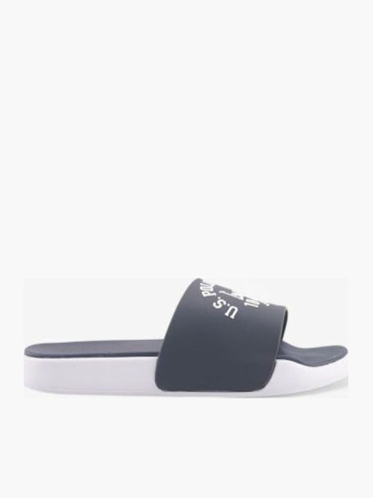 Men's Blue Slides