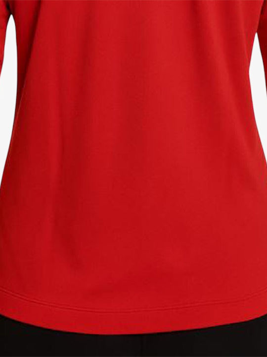 Dri-Fit Damen Sport Bluse Rot