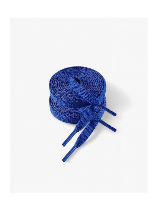 Bama Flat Cotton Laces Royal Blue 120cm