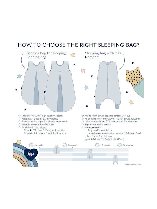 La Millou Winterschlafsack Rossie Rosa