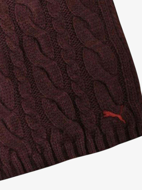 Men's Burgundy Scarf