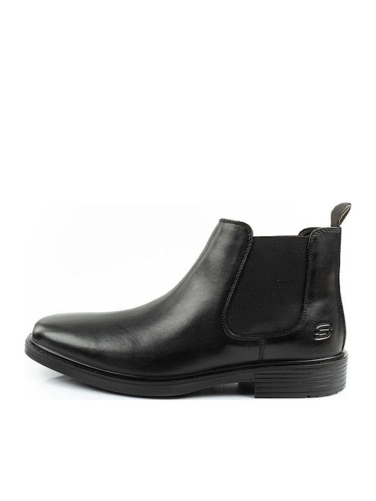 Millerboris Leather Black Chelsea Boots