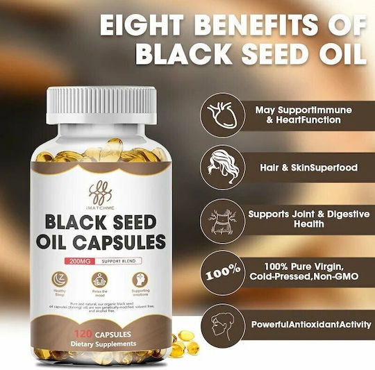 iMATCHME Black Seed Oil 120 Softgels