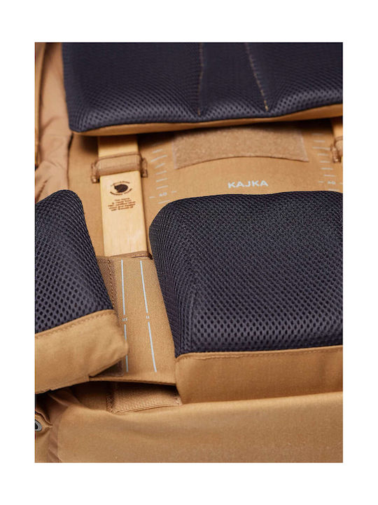 Fjallraven Kajka Ορειβατικό Σακίδιο 55lt Αδιάβροχο Μαύρο Trekking