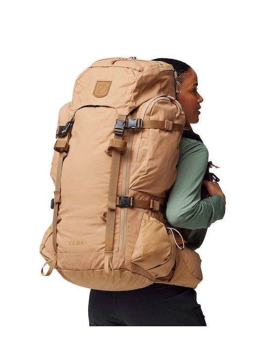 Fjallraven Kajka Ορειβατικό Σακίδιο 55lt Αδιάβροχο Μαύρο Trekking