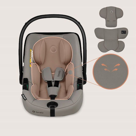 Lionelo Astrid Car Seat i-Size with Isofix Beige Taupe