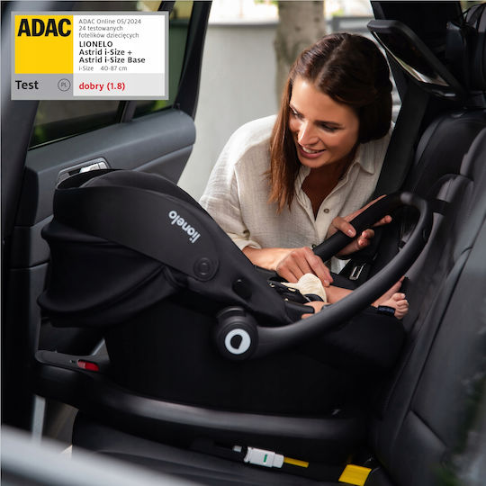 Lionelo Astrid Car Seat i-Size with Isofix Beige Taupe