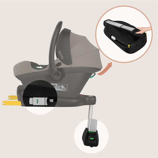 Lionelo Astrid Car Seat i-Size with Isofix Beige Taupe