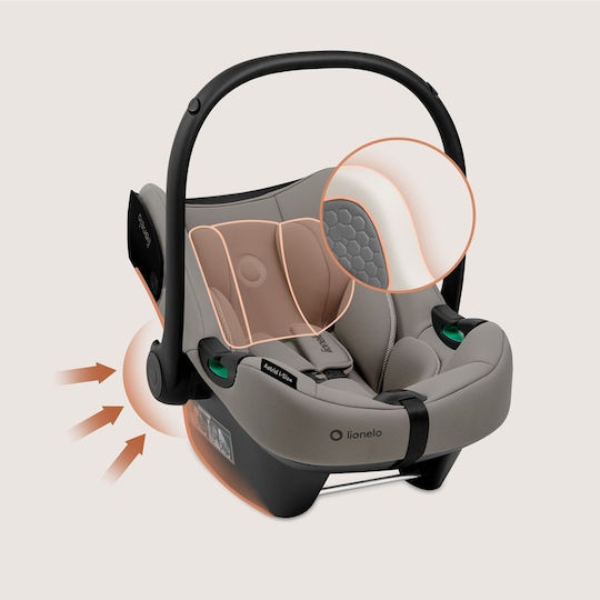 Lionelo Astrid Car Seat i-Size with Isofix Beige Taupe
