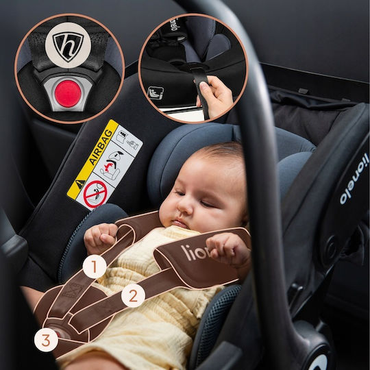 Lionelo Astrid Car Seat i-Size with Isofix Beige Taupe