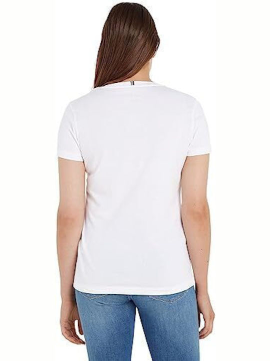 Tommy Hilfiger Heritage Tricou Alb