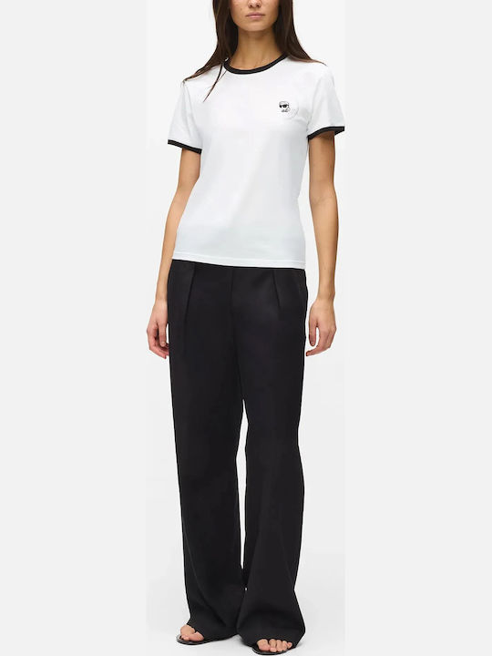 Ikon Women's T-shirt White Black