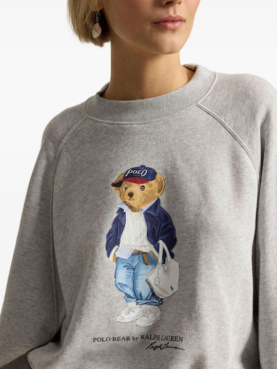 Women's Cotton Crewneck Grey Blouse