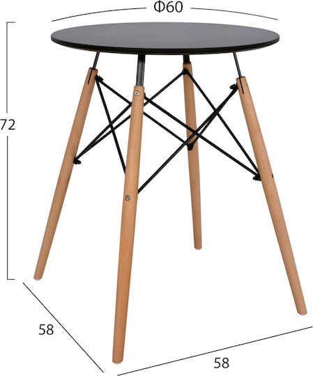 Τραπέζι Κουζίνας Twist με 2 Καρέκλες 60x60εκ.