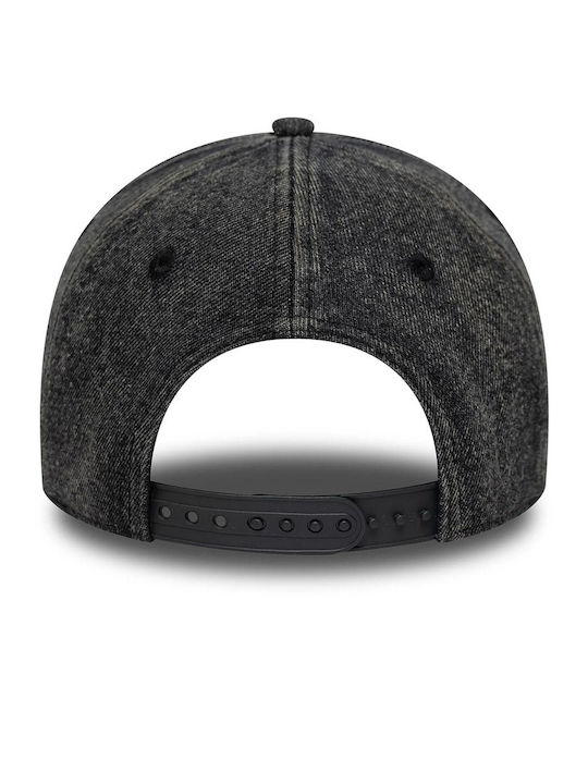 New York Yankees Mlb Деним Черна 9forty E-frame Шапка