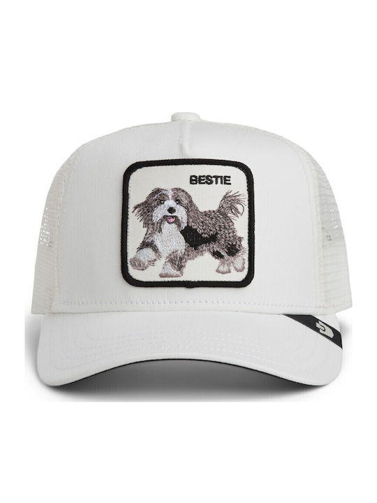 Jockey Bestie Trucker Weißer Hund Goorin Bros