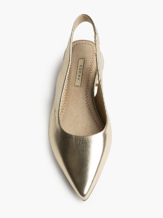 Gold Heels with Strap